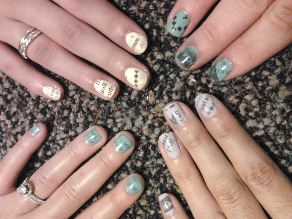 newspaper nails